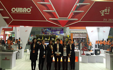 參加上海五金展會，展位號T5